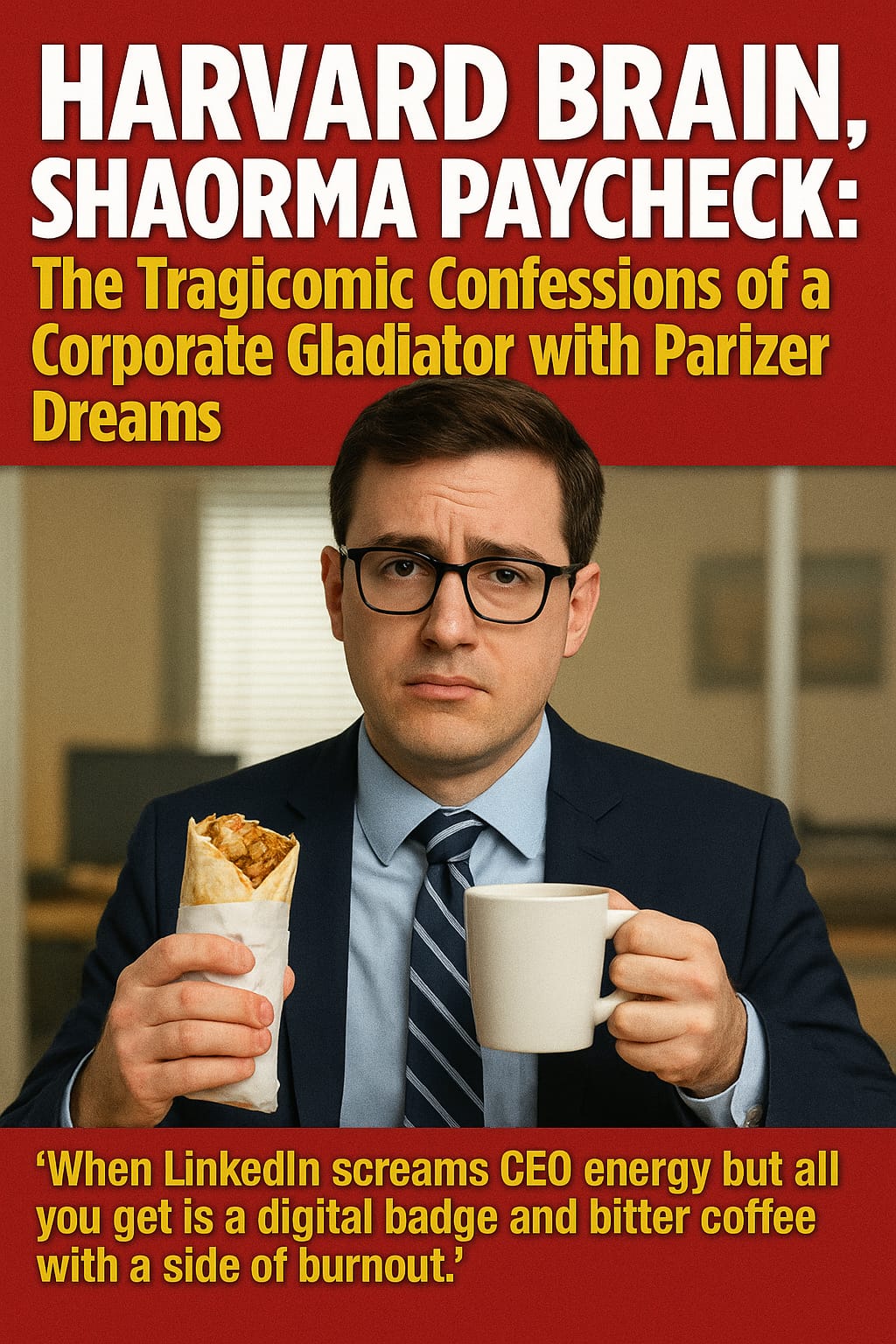 Harvard Brain, Shaorma Paycheck: The Tragicomic Confessions of a Corporate Gladiator with Parizer&nbsp;Dreams